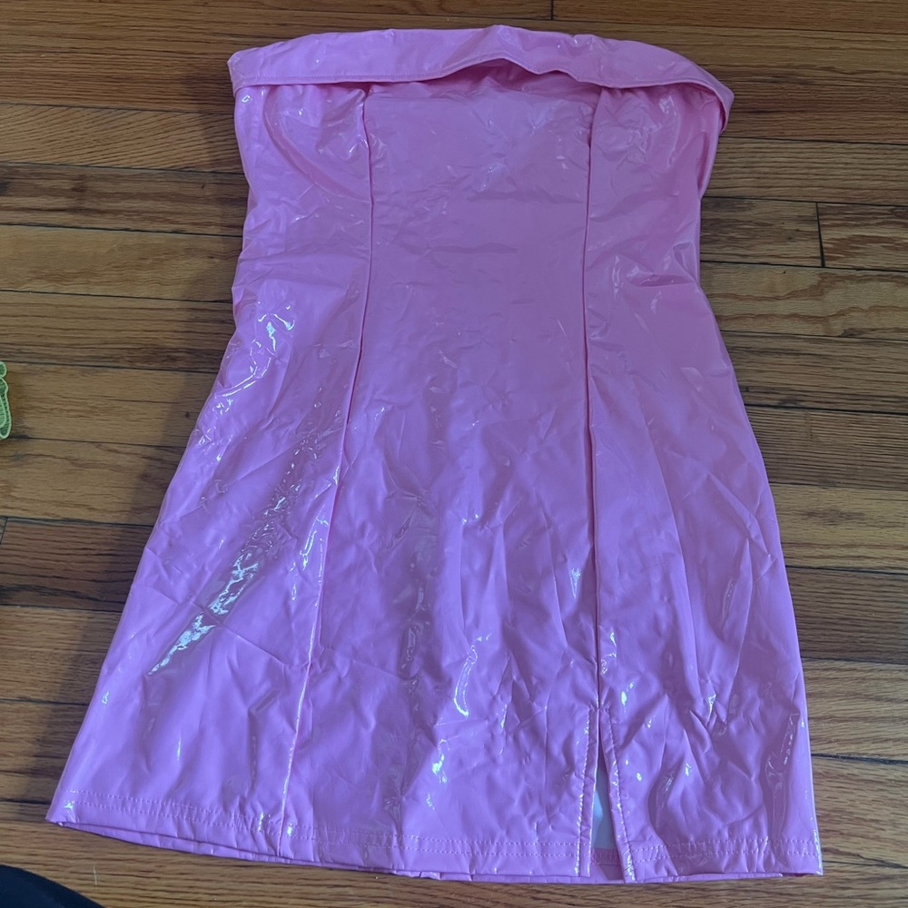 Pink Strapless Dress
